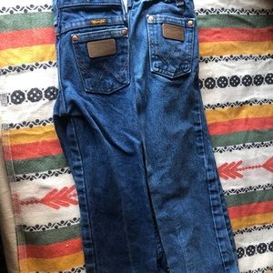 Lot of 2 boys wrangler jeans size 4